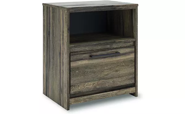 elbrim brown one drawer night stand by ashley
