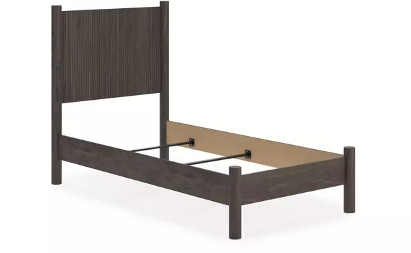 pamytta brown twin panel headboard by ashley