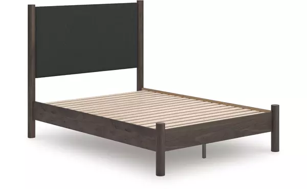 pamytta brown full platform footboard/rails by ashley