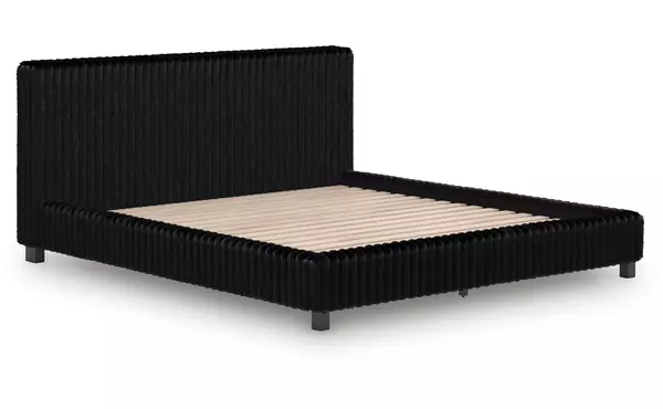 zuraleus black california king uph rails by ashley