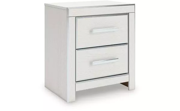 zuraleus white two drawer night stand by ashley