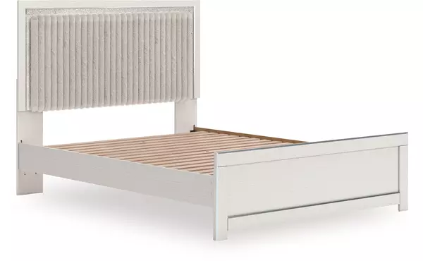 zuraleus white queen/king platform rails by ashley