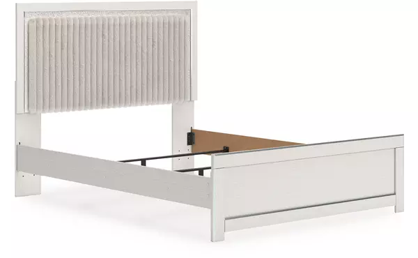 zuraleus white queen panel rails by ashley