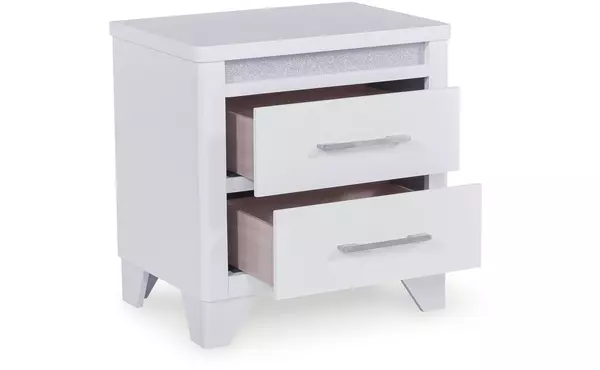 jarlee white two drawer night stand by ashley