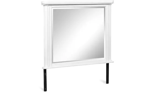 rowlenstown antique white bedroom mirror by ashley