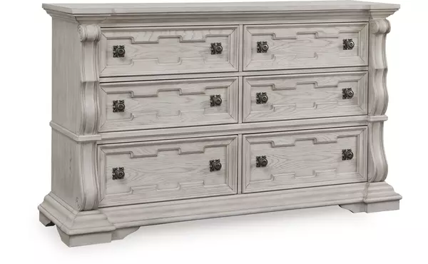 bruchandi antique white dresser by ashley