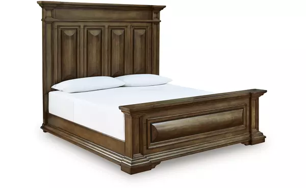 frantanna brown king/cal king panel headboard by ashley