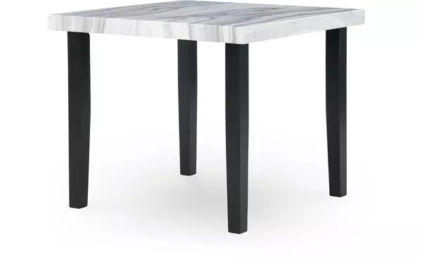 mervannie gray/black square drm counter table by ashley