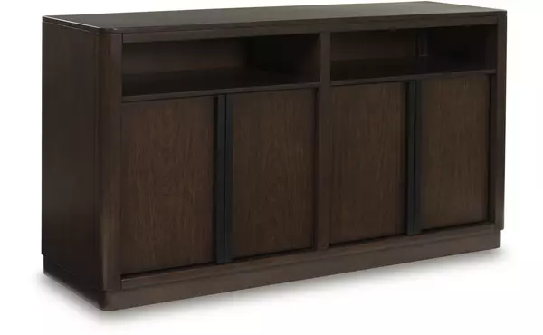 dilenno dark brown dining room server by ashley