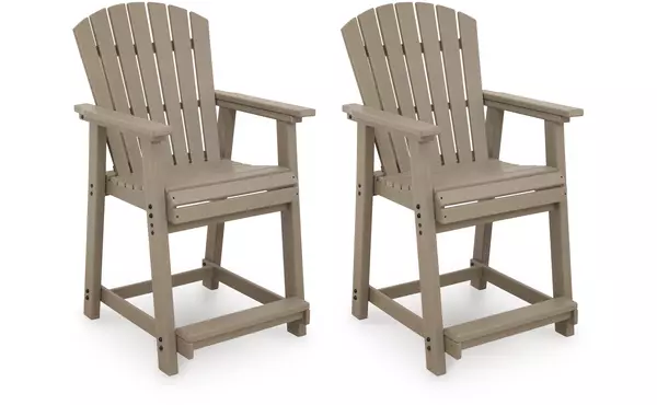 seacliff beach medium brown barstool (2/cn) by ashley