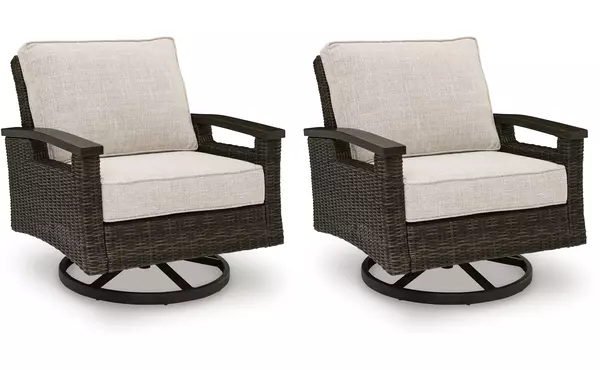 monterey point dark brown swivel lounge chair by ashley
