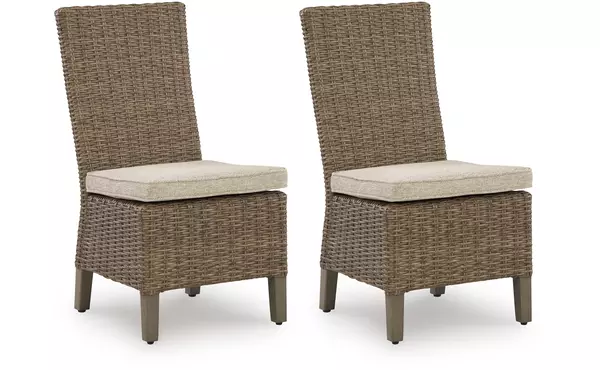 laguna heights beige side chair with cushion by ashley