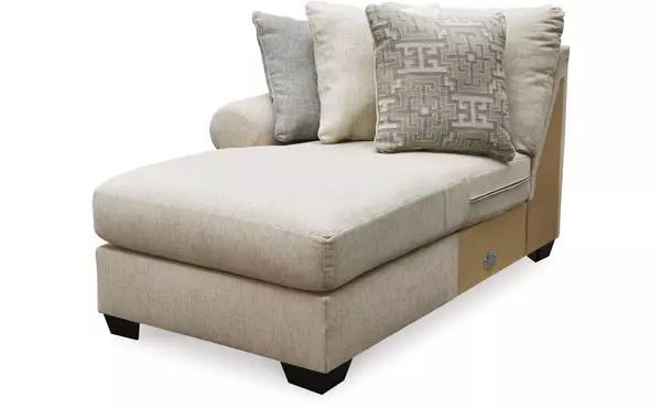 carnaby linen laf corner chaise by ashley