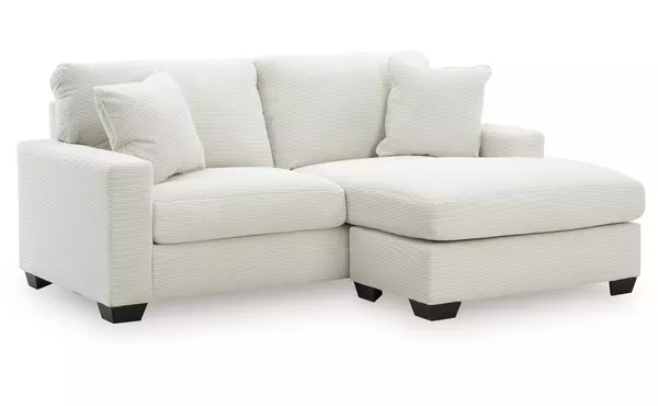greenbriar ivory sofa chaise by ashley