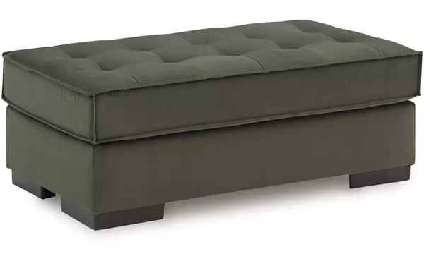 caspian-town olive oversized accent ottoman by ashley