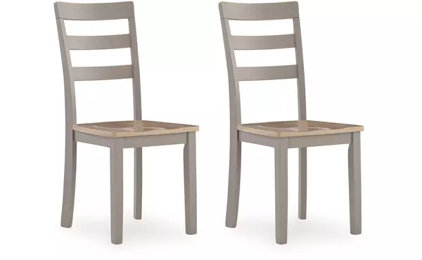 harperfeld natural/gray dining room side chair (2/cn) by ashley