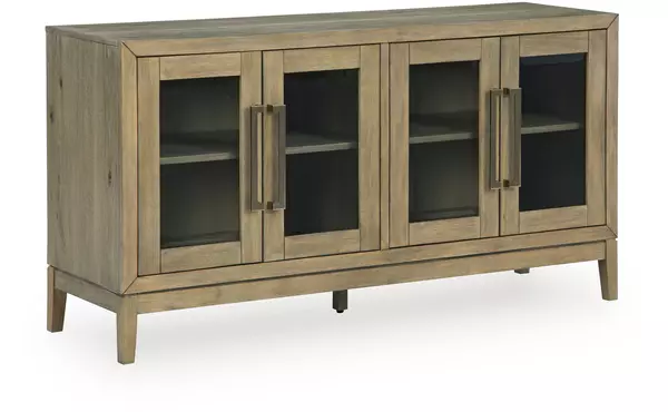 lasinger light brown dining room server by ashley