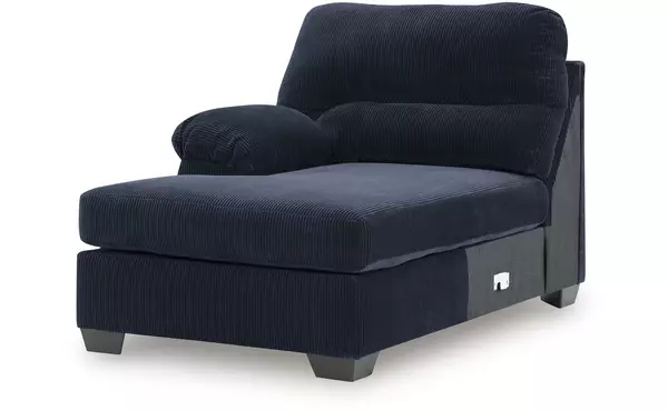 simplejoy navy laf corner chaise by ashley