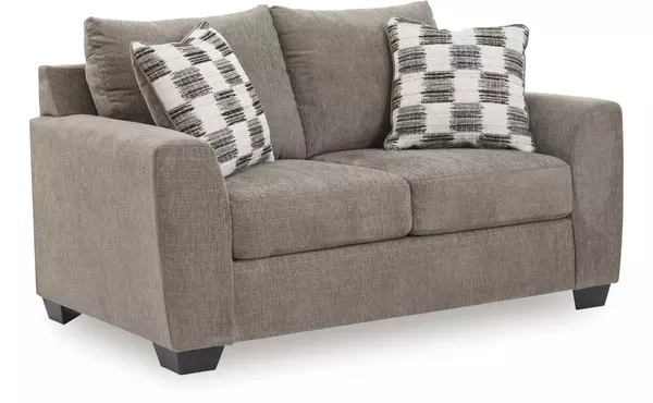 loreo truffle loveseat by ashley