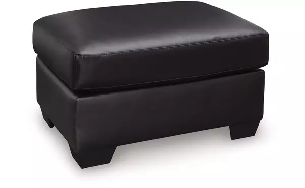 glennbre midnight ottoman by ashley