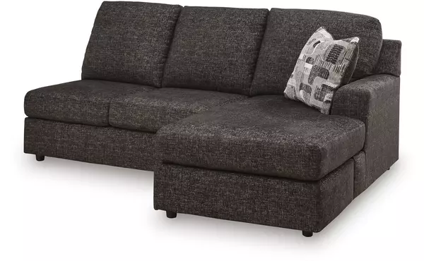 lentiz onyx raf sofa chaise by ashley