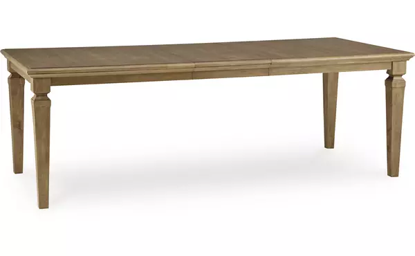 rect dining room ext table by ashley