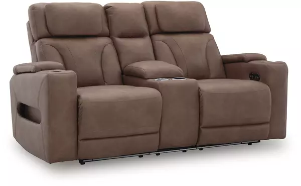 pwr rec loveseat/con/adj hdrst by ashley