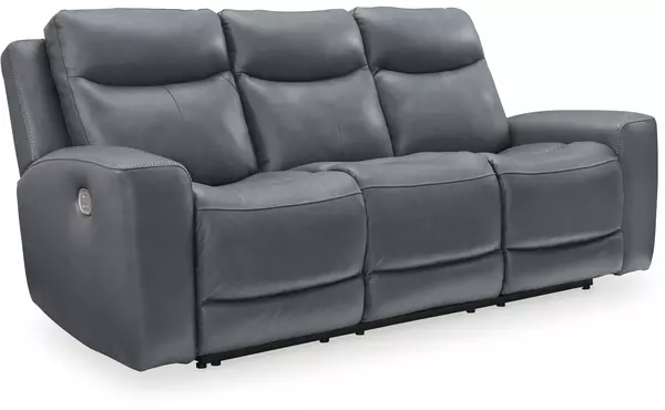 pwr rec sofa with adj headrest by ashley