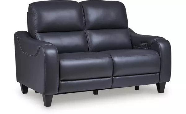 pwr rec loveseat/adj headrest by ashley