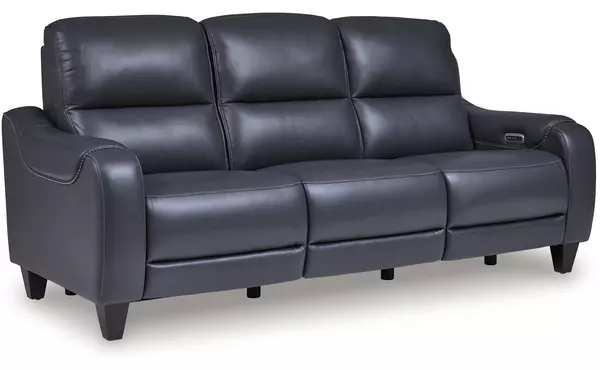pwr rec sofa with adj headrest by ashley