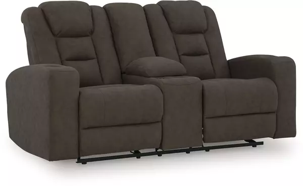 glider rec loveseat w/console by ashley
