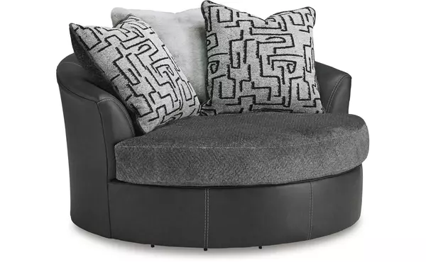 oversized swivel accent chair by ashley
