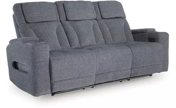 pwr rec sofa with adj headrest by ashley