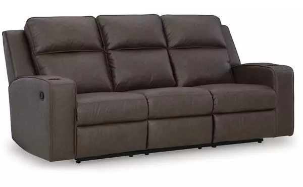 rec sofa w/drop down table by ashley