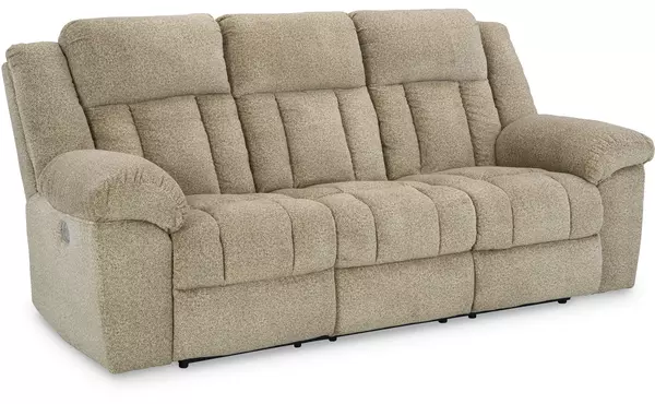 pwr rec sofa with adj headrest by ashley