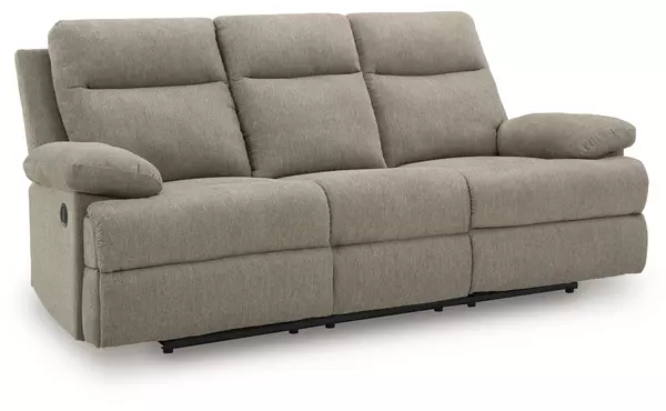 rec sofa w/drop down table by ashley