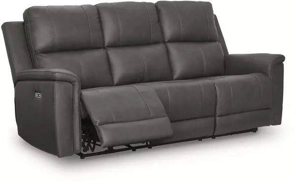 pwr rec sofa with adj headrest by ashley