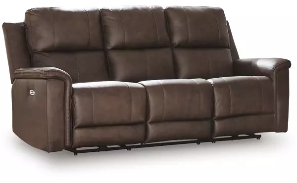 pwr rec sofa with adj headrest by ashley