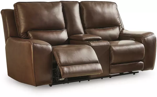 pwr rec loveseat/con/adj hdrst by ashley