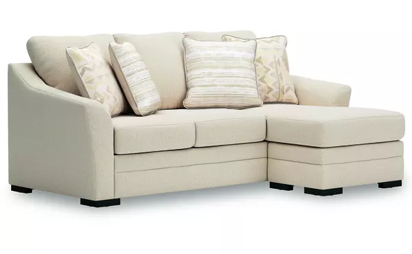 queen sofa chaise sleeper by ashley