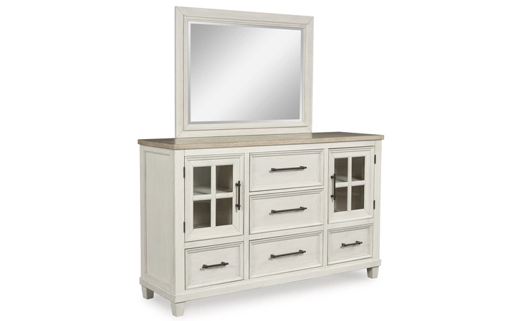 Shaybrock  ASHLEY Antique White/Brown B683-36