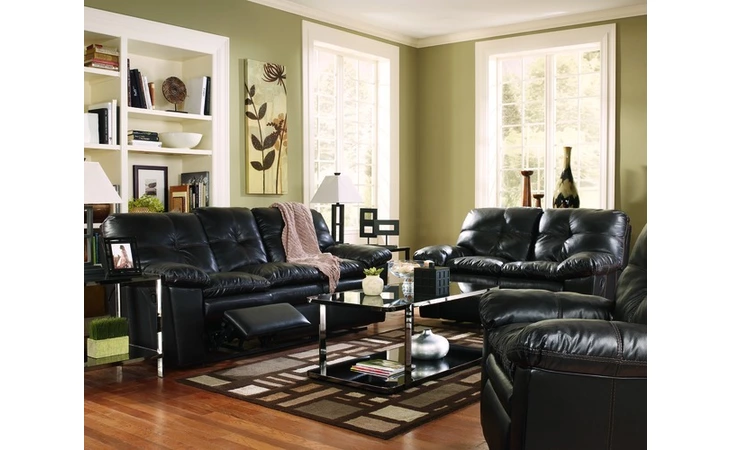 5270188 Leather RECLINING SOFA-MOTION LEATHER-SAN MARCO DURABLEND - CHOCOLATE