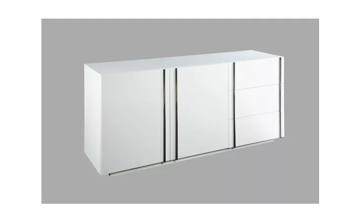 43586  BRUSSELS SIDEBOARD HIGH GLOSS WHT*PG62