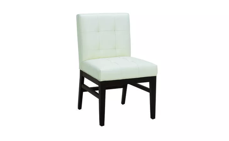 52656  BUNGALOW DINING CHAIR - IVORY LEATHER PG.