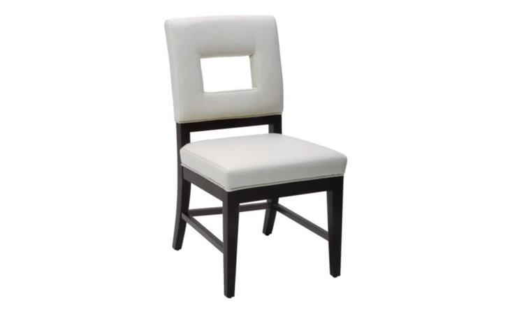 10396  ELEMENT DINING CHAIR - IVORY LEATHER