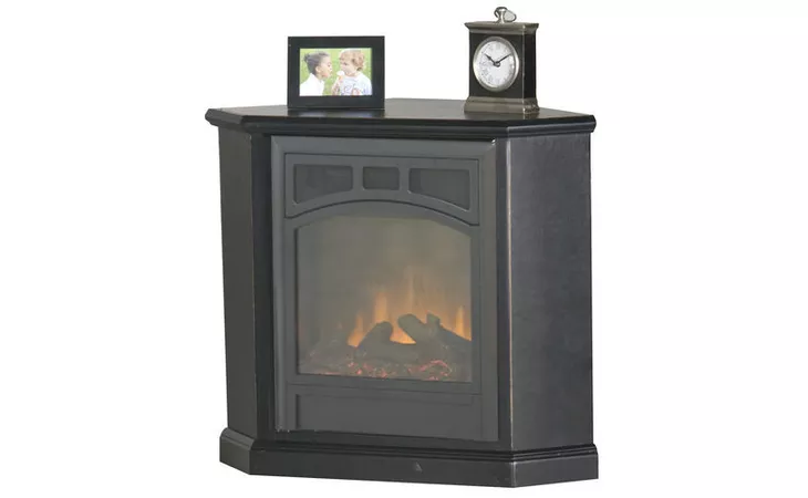  32 CORNER ENTERTAINMENT CONSOLE WITH FIREPLACE, (CORNER OUT 22 3 4), PLAIN BASE*GLASS*NG*FINSISH*BK, CC, CO, CM, CR, EC, GO, HG, IV, SW, UN, WH EAGLE  52722