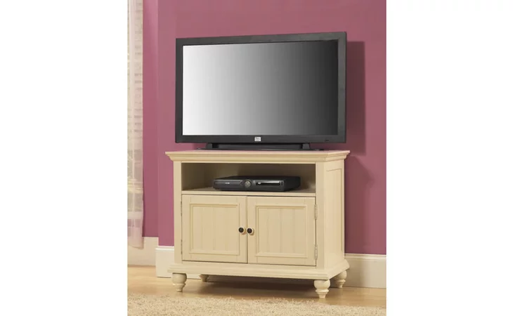 8206460  MEADOWBROOK WHITE TV STAND