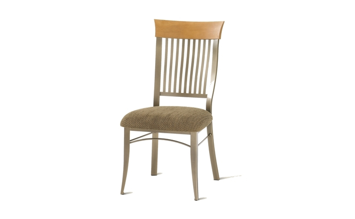 35219D Annabelle CHAIR ANNABELLE DISTRESSED SOLID WOOD SEAT AND ACCENT WITH METAL BACKREST