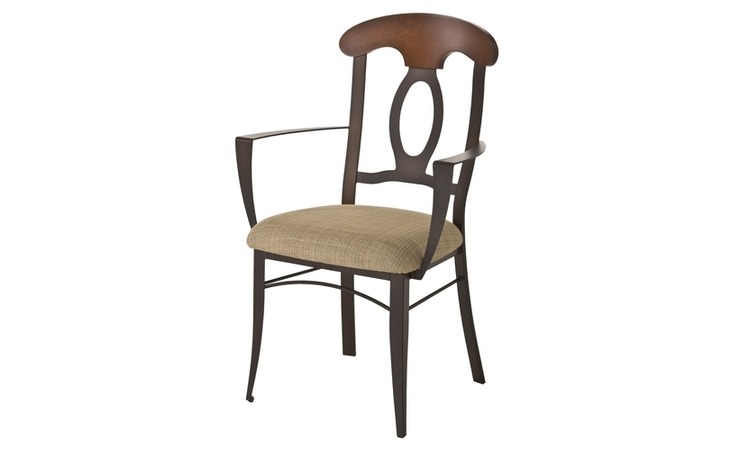 35411  CYNTHIA ARMCHAIR - UPHOLSTERED SEAT - WOOD SEAT