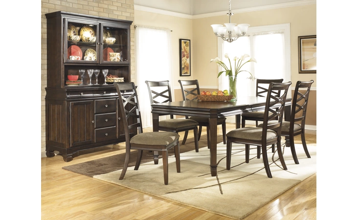 D480-35 HAYLEY RECT DINING ROOM EXT TABLE